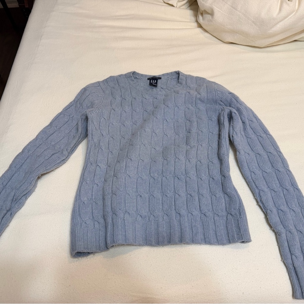 GAP Soft Blue Knit Sweater